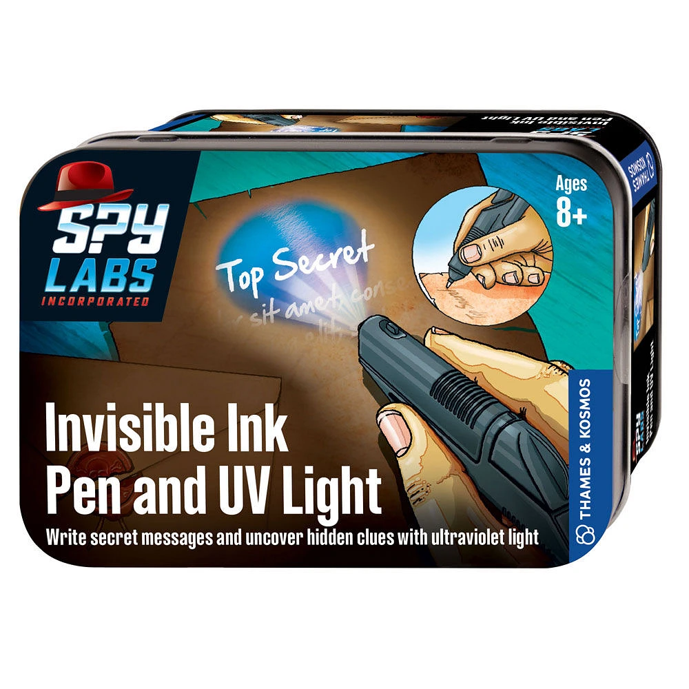 Spy Labs: Invisible Ink Pen & UV Light - English Edition