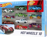 Hot Wheels - Coffret de 10 véhicules (Styles variées) - Notre Exclusivité