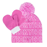 Nickelodeon Skye Paw Patrol Toque And Mitten Set Pink