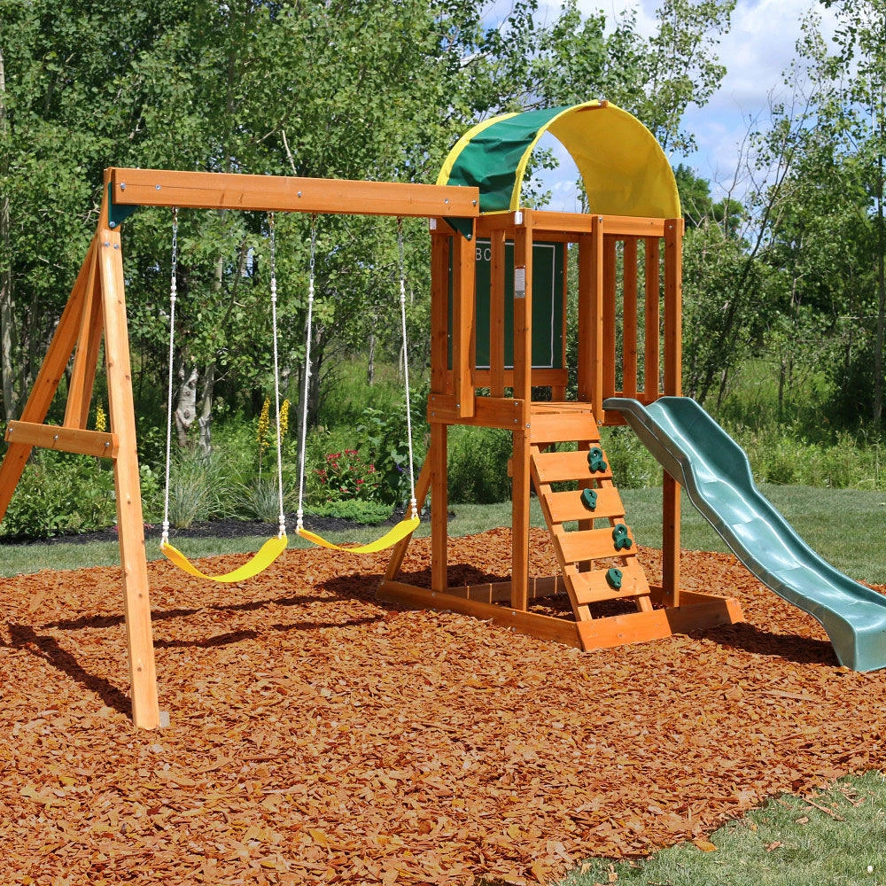 KidKraft Andorra Wooden Swing Set - R Exclusive