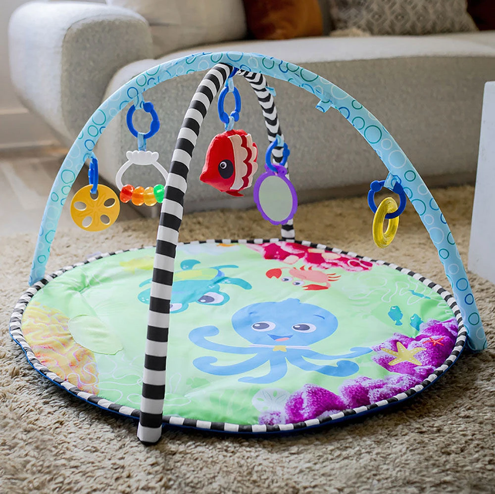 Baby Einstein Tapis d'éveil rempli d'eau 2 en 1 Sea Floor Explorers