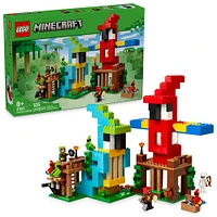 LEGO Minecraft The Parrot Houses Building Toy for Boys, Girls, and Kids 8+ -  21282