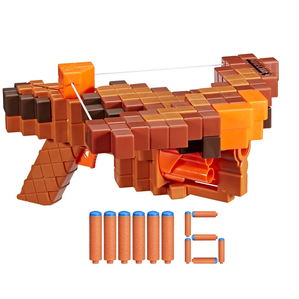 Nerf Minecraft, blaster à fléchettes Pillager's Crossbow