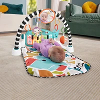 Fisher-Price Glow and Grow Kick & Play Piano Gym Baby Playmat with Musical Learning Toy