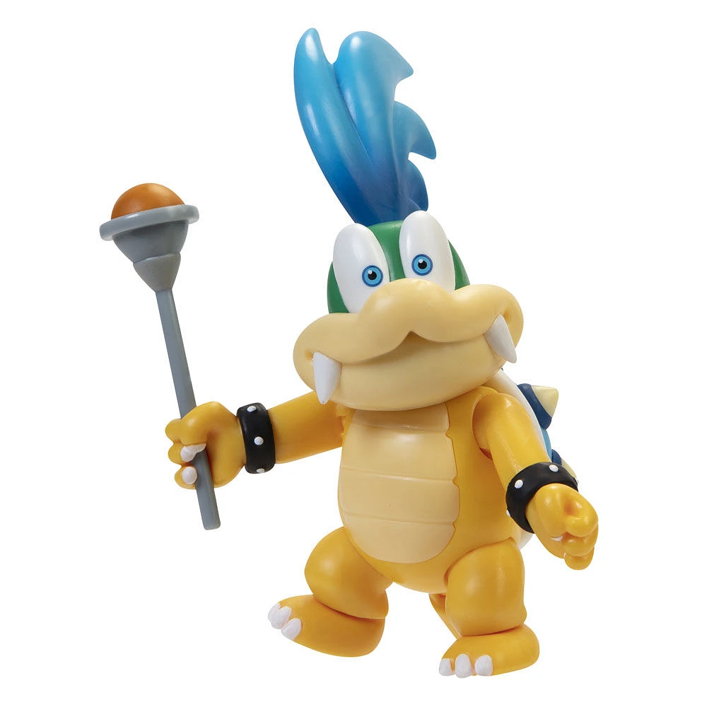 Super Mario 4 Inch Figures - Larry Koopa with Wand