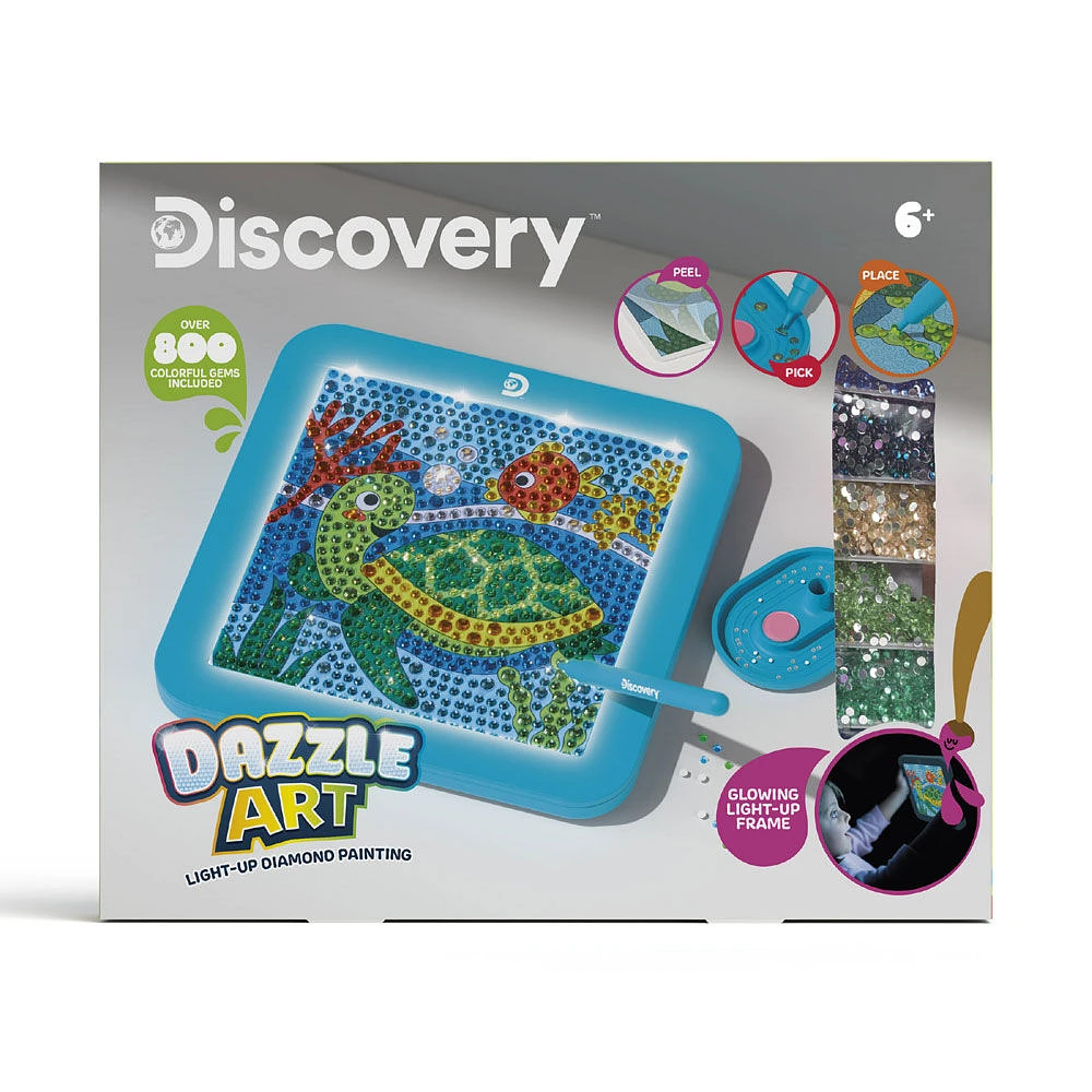 Kit de peinture de diamant Discovery Dazzle Art Light-up