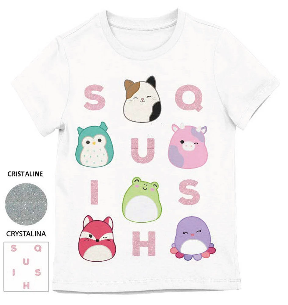 Squishmallows Squish Characters Shirt White