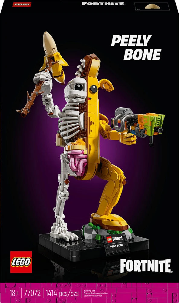 LEGO Fortnite Peely Bone Figurine de jeu vidéo à collectionner Ensemble de construction pour adultes 77072