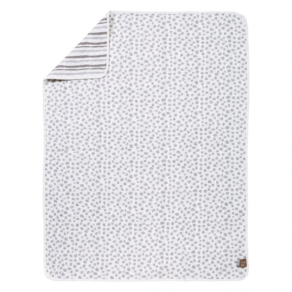 Trend Lab Gray Cloud Knit Blanket