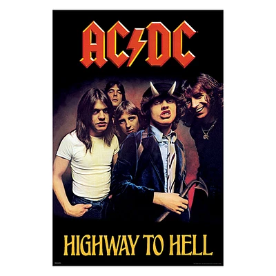 24X36 Affiche-AC/DC-L'autoroute de l'enfer