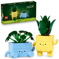 LEGO Botanicals Happy Plants Building Toy for Kids, Ages 9+ - Decor for Desk or Shelf - 10349