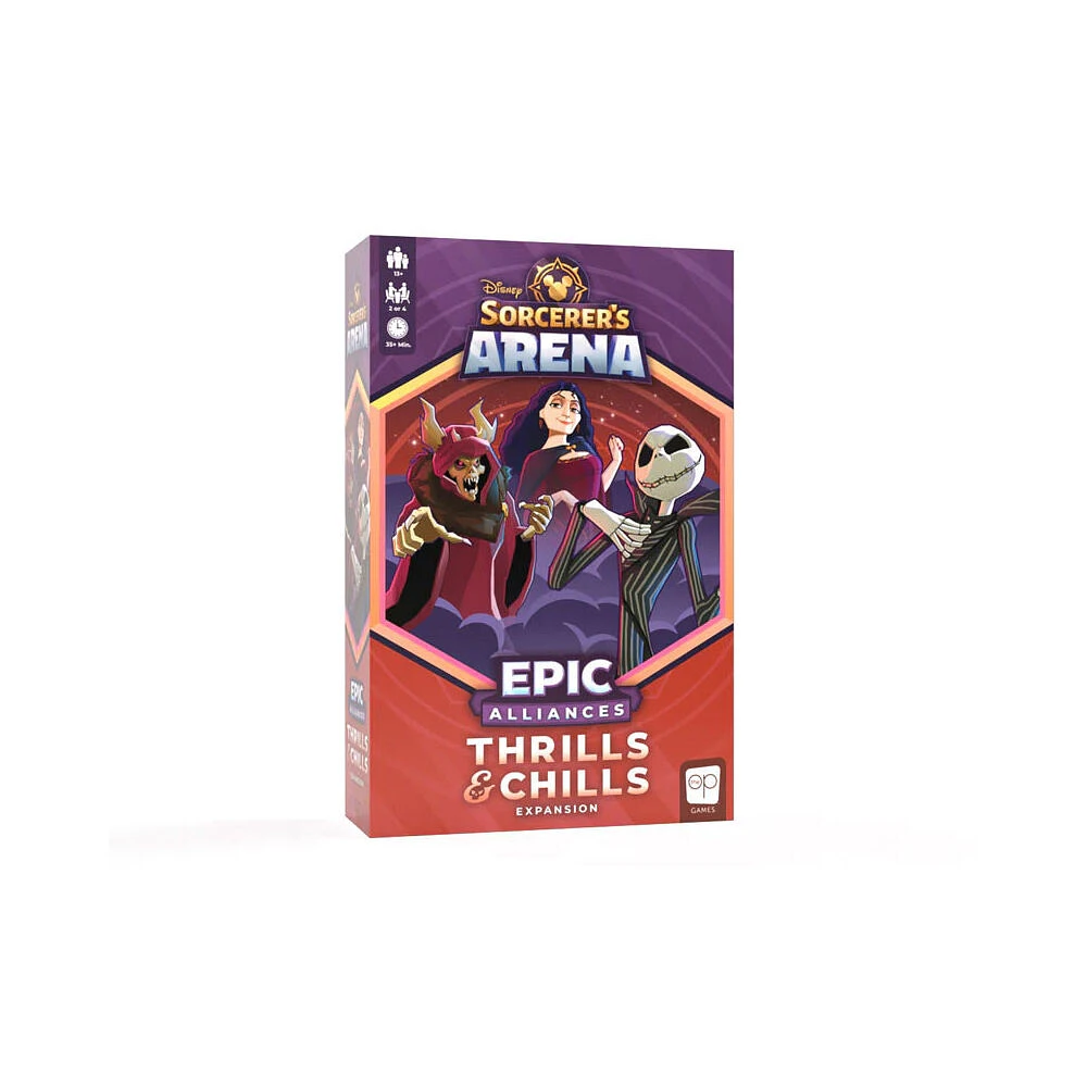 USAopoly Disney Sorcerers Arena: Epic Alliances Thrills and Chills Expansion Pour Jeu De Cartes - Édition anglaise