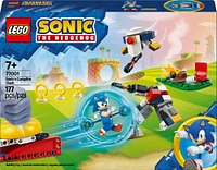 LEGO Sonic the Hedgehog : La bataille près du feu de camp de Sonic, Jouet de jeu vidéo à collectionner pour garçons et filles 77001