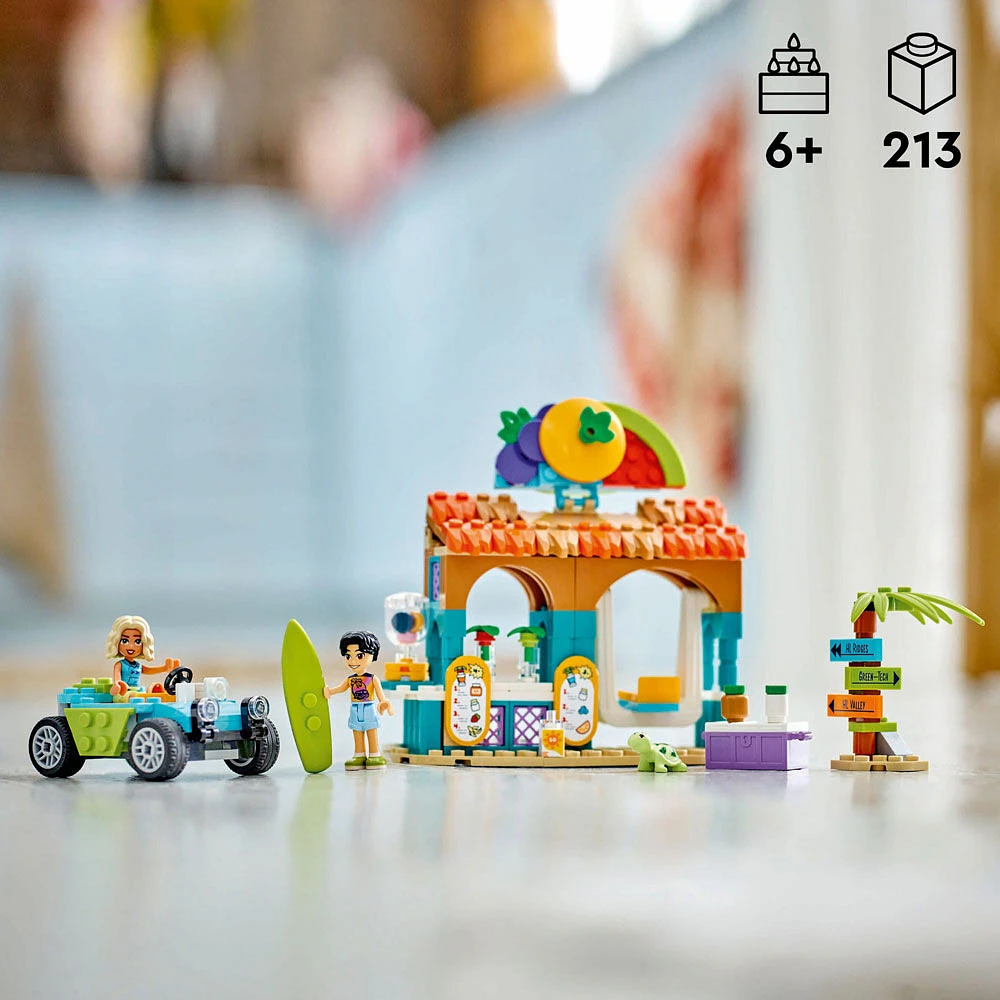 Ensemble de jeu sur la nourriture LEGO Friends Le kiosque à smoothies de la plage 42625