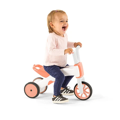 Chillafish Bunzi Tricycle et draisienne 2in1 - Flament rose