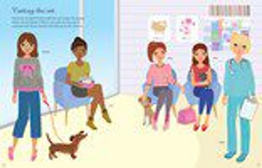 Sticker Dolly Dressing Dogs and Puppies - Édition anglaise