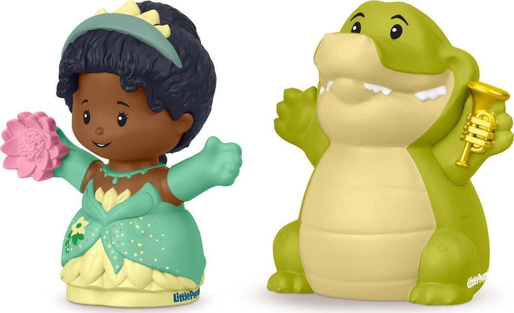 Little People Princesses Disney Coffret de 2 fig. Tiana et Louis