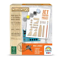 Mini Avion à réaction à assembler Wood WorX