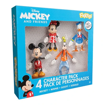 Flexfigs - Disney Mickey Mouse & Friends 4-Pack (Series 1)