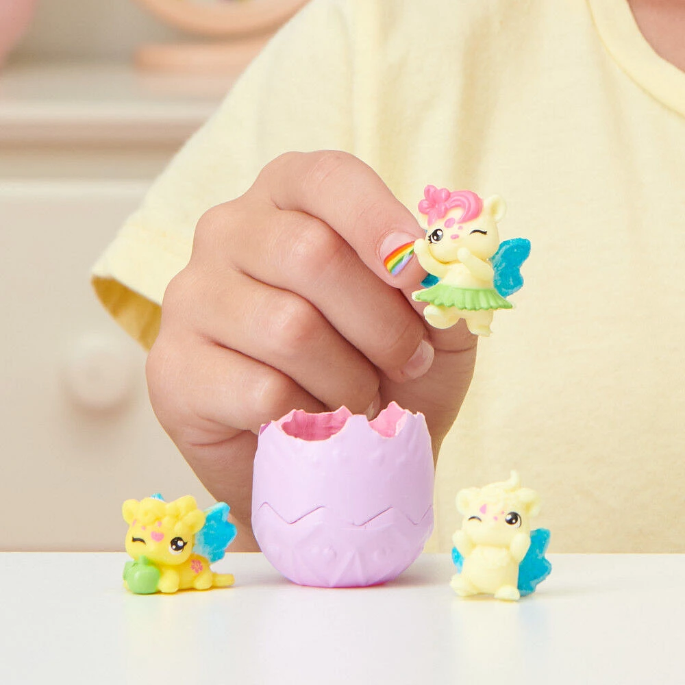 Hatchimals CollEGGtibles, Hatchy Surprise Rainbow-cation avec 1 petit enfant ou 2 bébés (les styles peuvent varier)