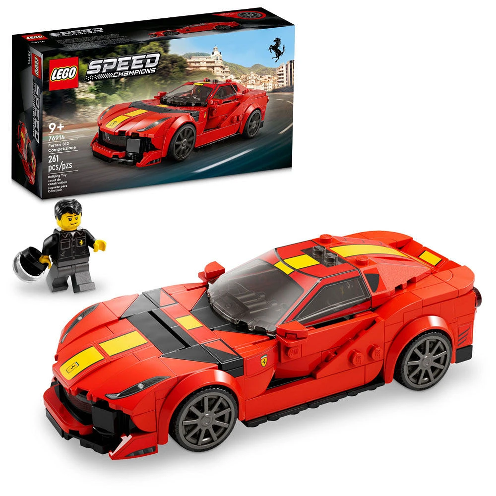 LEGO Speed Champions Ferrari 812 Competizione 76914 Building Toy Set (261 Pieces)