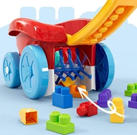 MEGA BLOKS-Wagon Ramasseur de Blocs First Builders