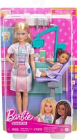 Barbie Dentist Doll with Blonde Fashion Doll, 1 Kid Doll, Medical Doctor Furniture & Accessories