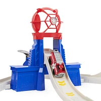 PAW Patrol, True Metal Total City Rescue Movie Track Set with Exclusive Marshall Vehicle, 1:55 Scale