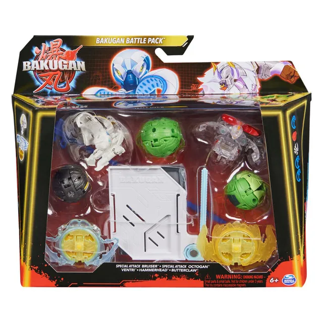 Bakugan 2023 Special Attack Bruiser, Octogan Nillious 3-Figure Starter Pack  Includes Online Roblox Game Code Spin Master - ToyWiz