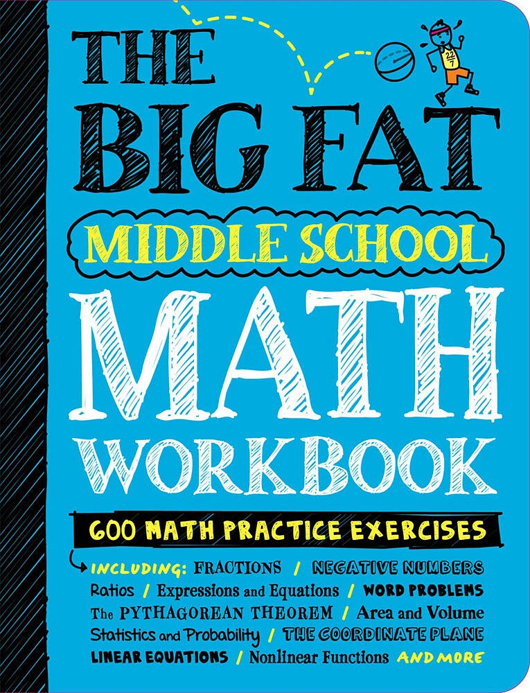 The Big Fat Middle School Math Workbook - Édition anglaise