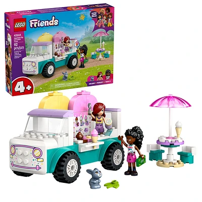 LEGO Friends Le camion de crème glacée de Heartlake City, Ensemble de construction de jeu de simulation pour un plaisir créatif 42644