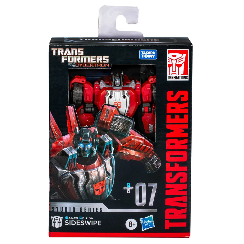 Transformers Studio Series Deluxe Transformers: War for Cybertron 07 Gamer Edition Sideswipe Action Figure