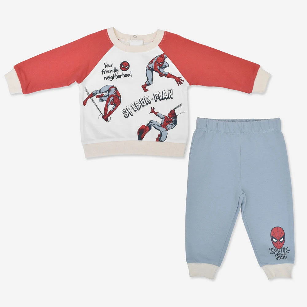 Spiderman Jogger Set Blue