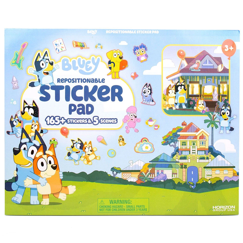 Bluey Repositionable Sticker Pad - English Edition