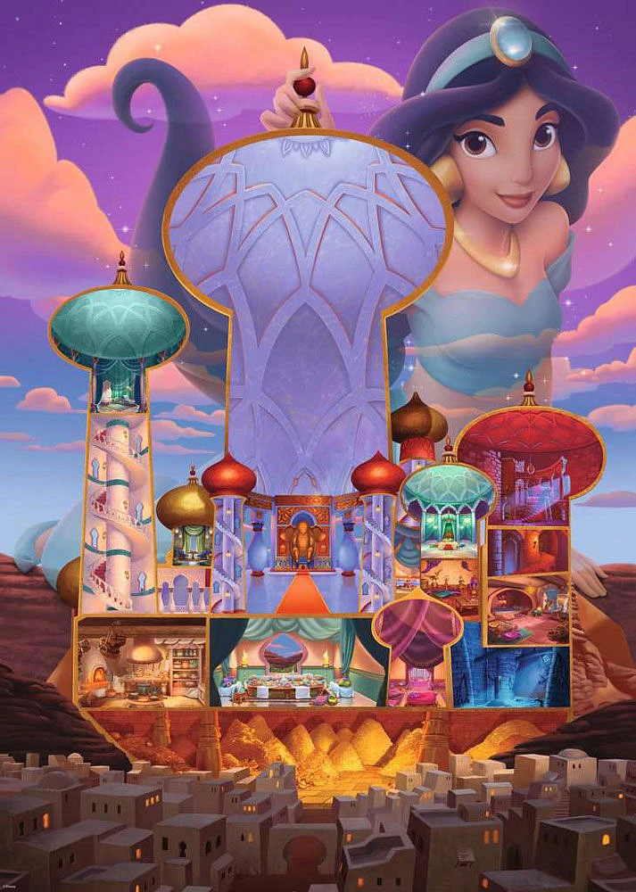 Ravensburger Disney Princess - Disney Castles Jasmine 1000pc Puzzle