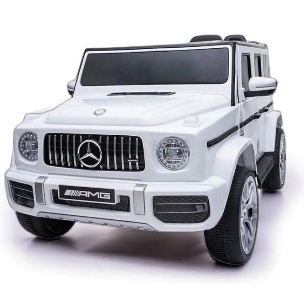 KidsVip 12V Enfants et Tout-Petits Mercedes G63 Edition Voiture Eléctrique avec Commande à Distance - Blanc