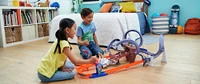 Hot Wheels RacerVerse Spider-Man's Web-Slinging Speedway Track Set with 2 Hot Wheels Racers