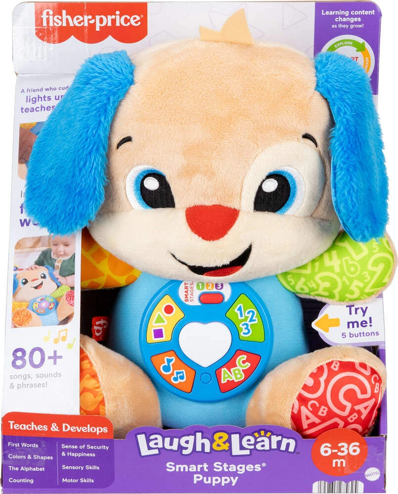 Fisher-Price Rires et Éveil Puppy Éveil progressif, multilingue