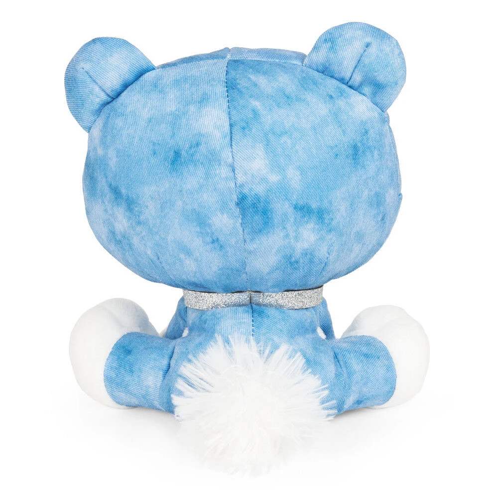 GUND P.Lushes Designer Fashion Pets, Demi Jeane, ourse en peluche de luxe douce et élégante, bleu, 15,2 cm