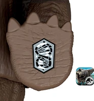 Jurassic World Rebirth Gigantic Thrashers Eotriceratops Dinosaur Figure Toy, Tail Activated Attack