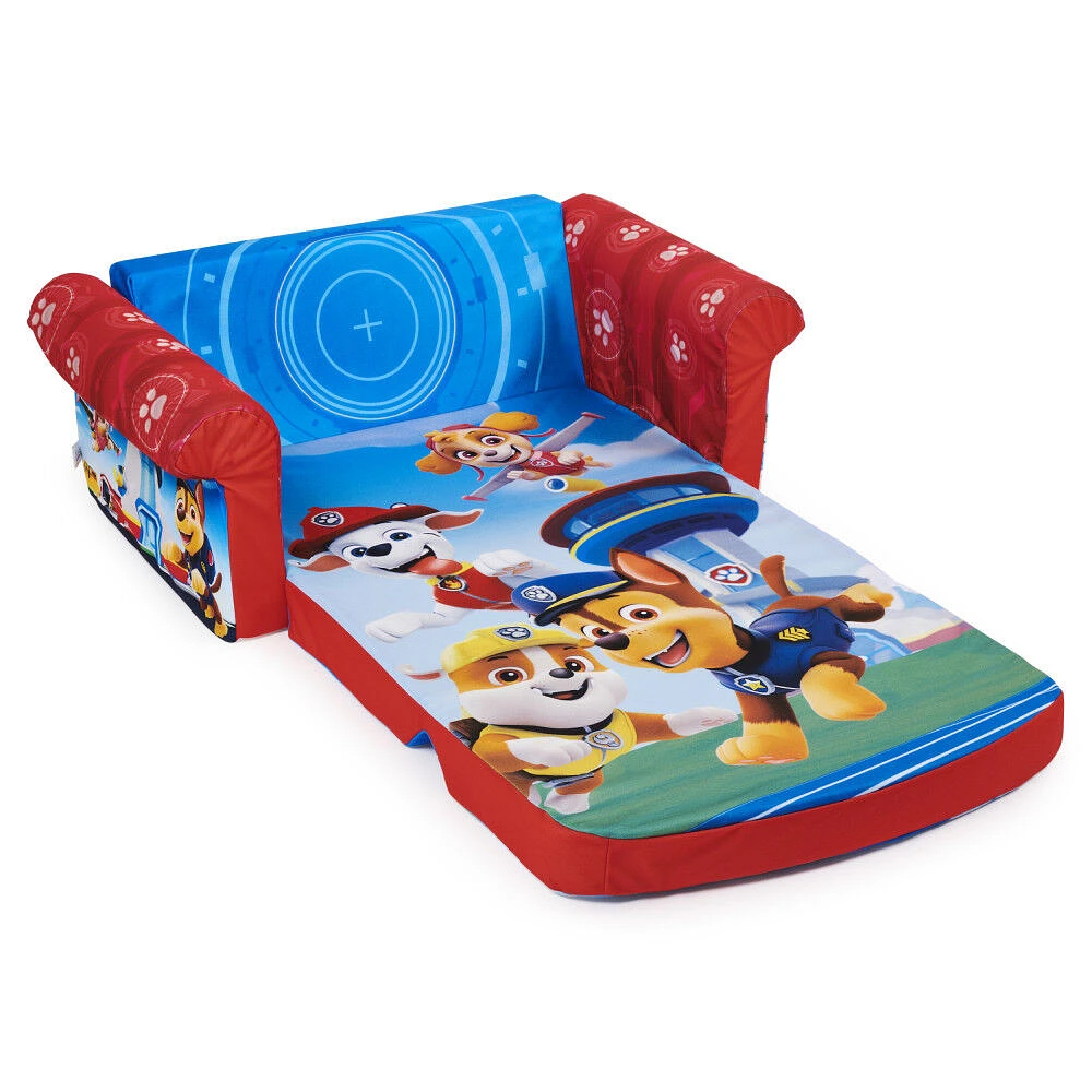 Marshmallow Furniture, Children's 2-in-1 Flip Open Foam Compressed Sofa, PAW Patrol