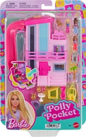Polly Pocket-Maison de Rêve Barbie-Coffret avec 3 mini-figurines