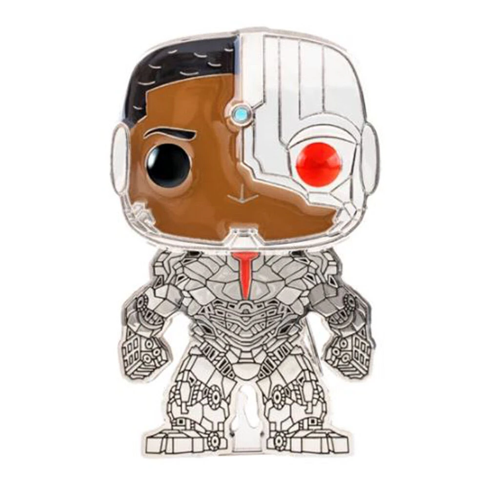 Badge émaillé Cyborg par Funko Pop! Justice League