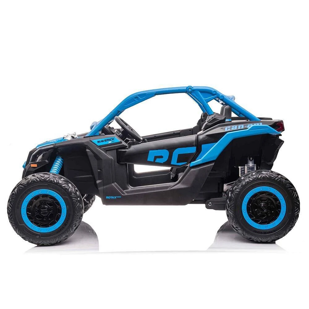 KIDSVIP Can-Am Maverick 2X24V Buggy UTV 4X4 pour enfants et tout-petits avec RC