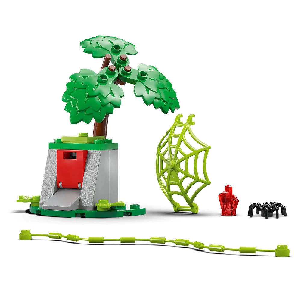 Ensemble de construction LEGO Marvel Spidey et ses amis extraordinaires La poursuite en dino-véhicules de Spin et Electro 11198