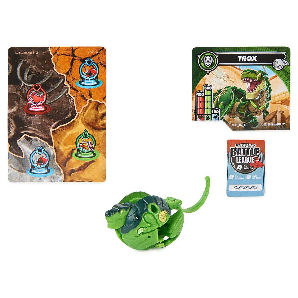 Bakugan, Figurine articulée personnalisable de 5 cm et cartes à collectionner, Combine et Brawl (les styles peuvent varier)