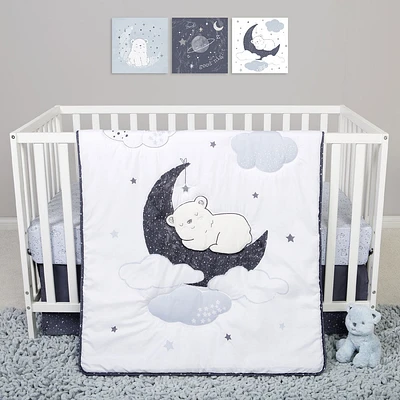 Bearly Dreaming 4 Piece Crib Bedding Set