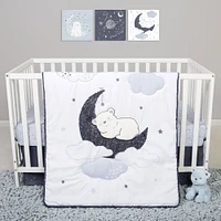 Bearly Dreaming 4 Piece Crib Bedding Set