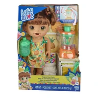 Baby Alive Magical Mixer Baby Doll Tropical Treat, Blender, Accessories, Drinks, Wets, Eats