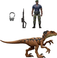 Jurassic World Rebirth  Coffret fig.  Duncan Kincaid, Vélociraptor